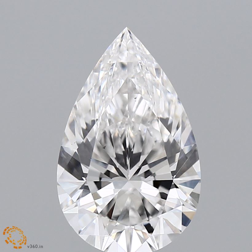 2.1ct Pear F VS1 IGI